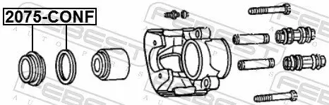 Reparatursatz, Bremssattel FEBEST 2075-CONF Bild Reparatursatz, Bremssattel FEBEST 2075-CONF