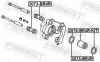 Reparatursatz, Bremssattel Hinterachse FEBEST 2076-BR4R-KIT Bild Reparatursatz, Bremssattel Hinterachse FEBEST 2076-BR4R-KIT