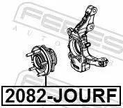Radnabe Vorderachse FEBEST 2082-JOURF Bild Radnabe Vorderachse FEBEST 2082-JOURF