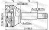 Gelenksatz, Antriebswelle Vorderachse radseitig FEBEST 2110-TRDA48 Bild Gelenksatz, Antriebswelle Vorderachse radseitig FEBEST 2110-TRDA48