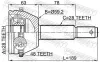 Gelenksatz, Antriebswelle radseitig Vorderachse FEBEST 2110-TT985A48 Bild Gelenksatz, Antriebswelle radseitig Vorderachse FEBEST 2110-TT985A48