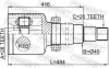 Gelenksatz, Antriebswelle FEBEST 2111-CA220RH Bild Gelenksatz, Antriebswelle FEBEST 2111-CA220RH