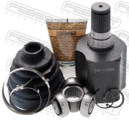 Gelenksatz, Antriebswelle getriebeseitig Vorderachse links FEBEST 2111-CA223LH