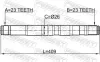 Antriebswelle Vorderachse links FEBEST 2112-FOCIILH Bild Antriebswelle Vorderachse links FEBEST 2112-FOCIILH