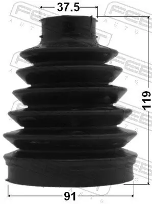 Faltenbalgsatz, Antriebswelle radseitig FEBEST 2117P-CA220 Bild Faltenbalgsatz, Antriebswelle radseitig FEBEST 2117P-CA220