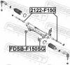 Axialgelenk, Spurstange Vorderachse FEBEST 2122-F150 Bild Axialgelenk, Spurstange Vorderachse FEBEST 2122-F150
