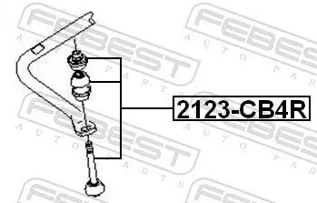 Stange/Strebe, Stabilisator FEBEST 2123-CB4R Bild Stange/Strebe, Stabilisator FEBEST 2123-CB4R