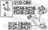Lenker, Radaufhängung vorne links FEBEST 2124-CB4LH Bild Lenker, Radaufhängung vorne links FEBEST 2124-CB4LH