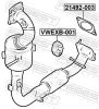 Dichtung, Abgasrohr FEBEST 21492-003 Bild Dichtung, Abgasrohr FEBEST 21492-003