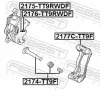 Führungsbolzen, Bremssattel FEBEST 2174-TT9F Bild Führungsbolzen, Bremssattel FEBEST 2174-TT9F