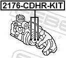 Reparatursatz, Bremssattel Hinterachse FEBEST 2176-CDHR-KIT Bild Reparatursatz, Bremssattel Hinterachse FEBEST 2176-CDHR-KIT