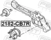 Radnabe Hinterachse FEBEST 2182-CB7R Bild Radnabe Hinterachse FEBEST 2182-CB7R