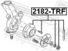 Radnabe Vorderachse FEBEST 2182-TRF Bild Radnabe Vorderachse FEBEST 2182-TRF