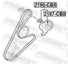 Spannrolle, Zahnriemen FEBEST 2187-CB8 Bild Spannrolle, Zahnriemen FEBEST 2187-CB8