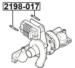 Schraube, Abgaskrümmer FEBEST 2198-017 Bild Schraube, Abgaskrümmer FEBEST 2198-017