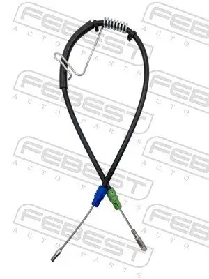 Seilzug, Feststellbremse hinten rechts FEBEST 2199-TT9RH Bild Seilzug, Feststellbremse hinten rechts FEBEST 2199-TT9RH