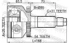 Gelenksatz, Antriebswelle FEBEST 2210-CARA54 Bild Gelenksatz, Antriebswelle FEBEST 2210-CARA54