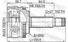 Gelenksatz, Antriebswelle Vorderachse radseitig FEBEST 2210-CD20A46 Bild Gelenksatz, Antriebswelle Vorderachse radseitig FEBEST 2210-CD20A46