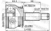 Gelenksatz, Antriebswelle FEBEST 2210-CER15A44 Bild Gelenksatz, Antriebswelle FEBEST 2210-CER15A44