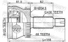 Gelenksatz, Antriebswelle radseitig Vorderachse FEBEST 2210-D4224A48 Bild Gelenksatz, Antriebswelle radseitig Vorderachse FEBEST 2210-D4224A48