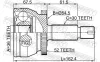 Gelenksatz, Antriebswelle Vorderachse radseitig FEBEST 2210-SORA52 Bild Gelenksatz, Antriebswelle Vorderachse radseitig FEBEST 2210-SORA52