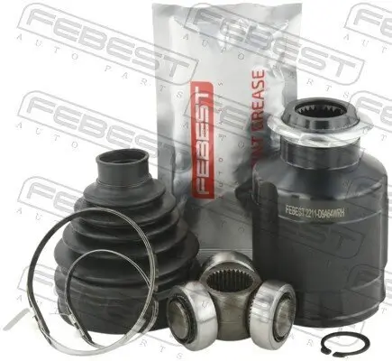 Gelenksatz, Antriebswelle getriebeseitig Vorderachse rechts FEBEST 2211-D9A64WRH Bild Gelenksatz, Antriebswelle getriebeseitig Vorderachse rechts FEBEST 2211-D9A64WRH