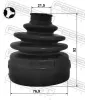 Faltenbalgsatz, Antriebswelle Vorderachse FEBEST 2215-NS20T Bild Faltenbalgsatz, Antriebswelle Vorderachse FEBEST 2215-NS20T