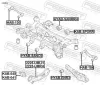 Lenker, Radaufhängung Hinterachse links FEBEST 2225-UMLH Bild Lenker, Radaufhängung Hinterachse links FEBEST 2225-UMLH