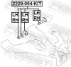 Sturzkorrekturschraube FEBEST 2229-004-KIT Bild Sturzkorrekturschraube FEBEST 2229-004-KIT
