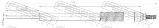 Glühkerze 11 V FEBEST 22642-002 Bild Glühkerze 11 V FEBEST 22642-002