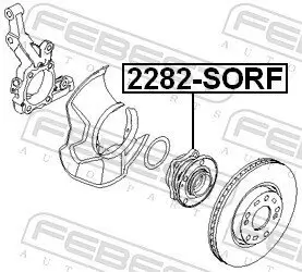 Radnabe FEBEST 2282-SORF Bild Radnabe FEBEST 2282-SORF