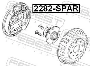 Radnabe Hinterachse FEBEST 2282-SPAR Bild Radnabe Hinterachse FEBEST 2282-SPAR