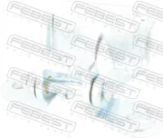 Türscharnier oben hinten rechts FEBEST 2299-HDK5RRU