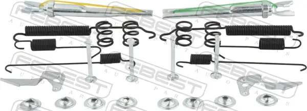 Zubehörsatz, Feststellbremsbacken FEBEST 2304-POLVR-KIT