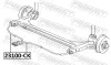 Seilzug, Feststellbremse hinten FEBEST 23100-CK Bild Seilzug, Feststellbremse hinten FEBEST 23100-CK