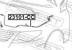 Motorhaubenzug FEBEST 23101-CC Bild Motorhaubenzug FEBEST 23101-CC