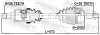 Antriebswelle Vorderachse links FEBEST 2314-PVLH Bild Antriebswelle Vorderachse links FEBEST 2314-PVLH