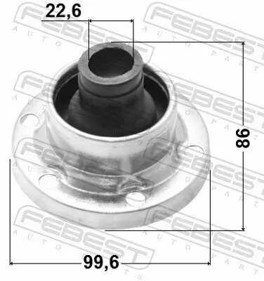 Faltenbalg, Antriebswelle FEBEST 2315-T4SA Bild Faltenbalg, Antriebswelle FEBEST 2315-T4SA