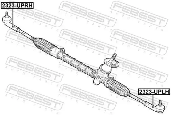 Spurstangenkopf Vorderachse rechts FEBEST 2323-UPRH Bild Spurstangenkopf Vorderachse rechts FEBEST 2323-UPRH