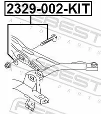 Sturzkorrekturschraubensatz FEBEST 2329-002-KIT Bild Sturzkorrekturschraubensatz FEBEST 2329-002-KIT