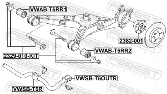 Sturzkorrekturschraubensatz FEBEST 2329-010-KIT Bild Sturzkorrekturschraubensatz FEBEST 2329-010-KIT