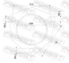 Dichtung, Abgasrohr FEBEST 23492-005 Bild Dichtung, Abgasrohr FEBEST 23492-005