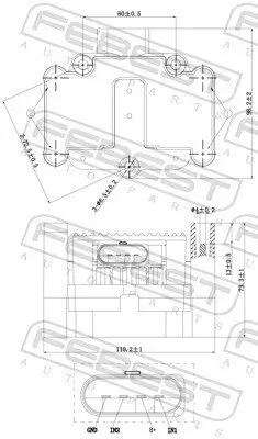 Zündspuleneinheit FEBEST 23640-007 Bild Zündspuleneinheit FEBEST 23640-007