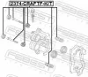 Führungsbolzen, Bremssattel FEBEST 2374-CRAFTF-KIT Bild Führungsbolzen, Bremssattel FEBEST 2374-CRAFTF-KIT
