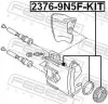 Reparatursatz, Bremssattel FEBEST 2376-9N5F-KIT Bild Reparatursatz, Bremssattel FEBEST 2376-9N5F-KIT