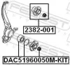 Radnabe Vorderachse FEBEST 2382-001 Bild Radnabe Vorderachse FEBEST 2382-001