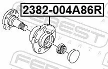 Radnabe FEBEST 2382-004A86R Bild Radnabe FEBEST 2382-004A86R