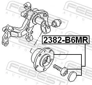 Radnabe FEBEST 2382-B6MR Bild Radnabe FEBEST 2382-B6MR