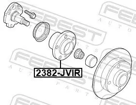 Radnabe Hinterachse FEBEST 2382-JVIR Bild Radnabe Hinterachse FEBEST 2382-JVIR