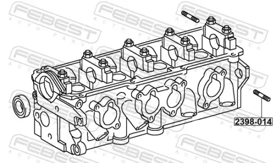 Schraube, Abgaskrümmer FEBEST 2398-014 Bild Schraube, Abgaskrümmer FEBEST 2398-014